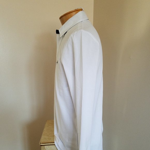 New Men's Impulso Italian While Shirt Long Sleeves 100% Cotton - Picture 9 of 14